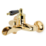 Смеситель для ванны Boheme Vogue 213-BLC золото, черный