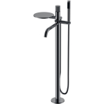 Смеситель для ванны Boheme Stick 129-SGM.3 оружейная сталь глянцевая