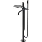 Смеситель для ванны Boheme Stick 129-SGM.4 оружейная сталь глянцевая