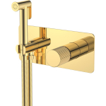 Гигиенический душ со смесителем Boheme Stick 127-GG.3 золото