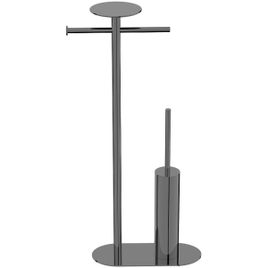 Стойка с аксессуарами Boheme Venturo 10953-SGM оружейная сталь глянцевая