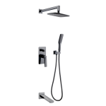 Душевая система Boheme Venturo 374-SGM-2 графит глянец