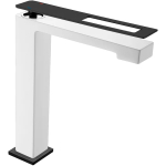 Смеситель для раковины Boheme Q 142-WB белый, черный