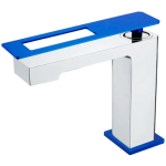 Смеситель для раковины Boheme Q 141-CRUW хром, синий