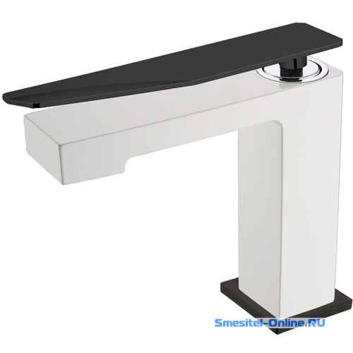 Фото Смеситель для раковины Boheme Q 141-WB.2 белый, черный