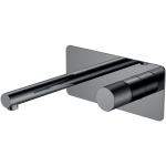 Смеситель для раковины Boheme Stick 125-SGM.4 оружейная сталь глянцевая