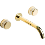 Смеситель для раковины Boheme Aura 152-2-G-A золото