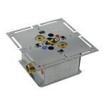 Встраиваемая часть в пол смесителя для раковины или ванны Giulini GGBOX F5300 хром