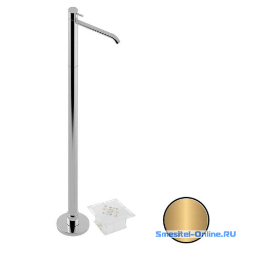 Фото Смеситель для раковины Giulini MyFuture F5990EPOSP золото брашированный