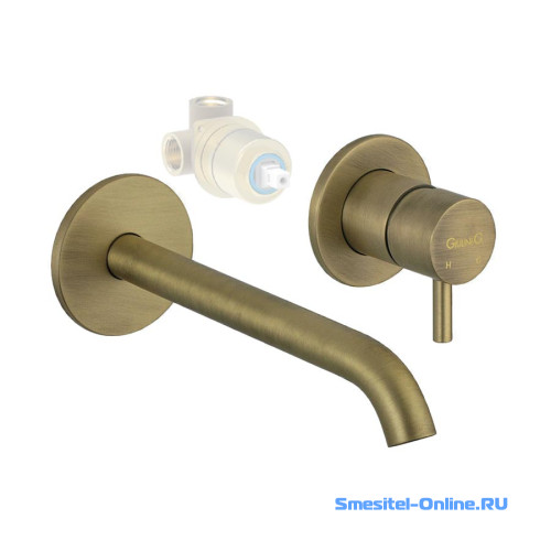 Фото Смеситель для раковины Giulini MyFuture F5920-18EPBROP бронза матовый