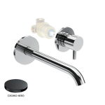 Смеситель для раковины Giulini MyFuture F5920-18EPCRN черный глянцевый хром