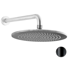Верхний душ Giulini Doccia F1707-25CRNS черный матовый хром Верхний душ Giulini Doccia F1707-25CRNS черный матовый хром