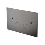 Клавиша смыва для инсталляции Boheme 647-GM оружейная сталь