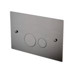 Клавиша смыва для инсталляции Boheme 648-GM оружейная сталь