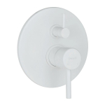 Смеситель для ванны и душа Giulini Futuro F6564-2EPBO белый матовый