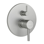 Смеситель для ванны и душа Giulini Futuro F6564-2EPNKO никель матовый