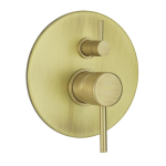 Смеситель для ванны и душа Giulini Futuro F6564-2EPBROP бронза матовый