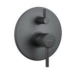 Смеситель для ванны и душа Giulini Futuro F6564-2EPGF графит матовый