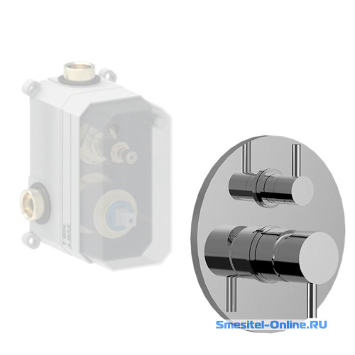 Фото Смеситель для ванны и душа Giulini My Future F5964-2EP хром