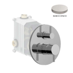 Смеситель для ванны и душа Giulini MyFuture F5964-2EPBO белый матовый