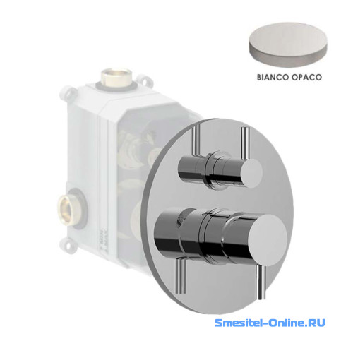 Фото Смеситель для ванны и душа Giulini MyFuture F5964-2EPBO белый матовый