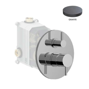 Смеситель для ванны и душа Giulini MyFuture F5964-2EPGF графит матовый Смеситель для ванны и душа Giulini MyFuture F5964-2EPGF графит матовый