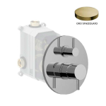 Смеситель для ванны и душа Giulini MyFuture F5964-2EPOSP золото брашированное