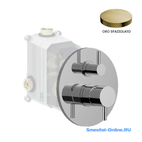 Фото Смеситель для ванны и душа Giulini MyFuture F5964-2EPOSP золото брашированное