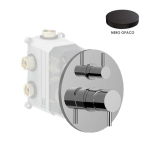 Смеситель для ванны и душа Giulini MyFuture F5964-3EPNO черный матовый