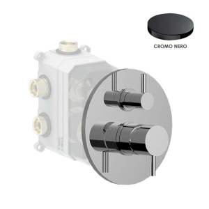 Смеситель для ванны и душа Giulini MyFuture F5964-3EPCRN черный глянцевый хром Смеситель для ванны и душа Giulini MyFuture F5964-3EPCRN черный глянцевый хром