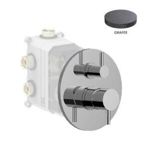 Смеситель для ванны и душа Giulini MyFuture F5964-3EPGF графит матовый Смеситель для ванны и душа Giulini MyFuture F5964-3EPGF графит матовый