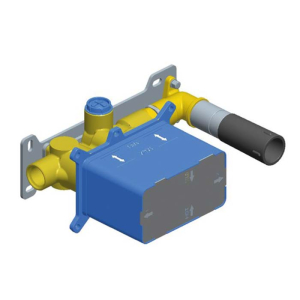 Встраиваемая часть в стену комплекта для душа Giulini BOX F5293 на 2 потребителя Встраиваемая часть в стену комплекта для душа Giulini BOX F5293 на 2 потребителя