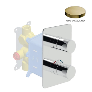 Смеситель для ванны и душа Giulini F8276EPOSP золото брашированный