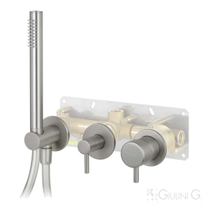 Смеситель для ванны и душа Giulini My Future F59X5301EPNKO никель матовый