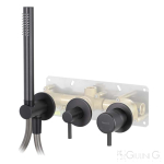 Смеситель для ванны и душа Giulini My Future F59X5302EPNO черный матовый