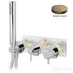 Смеситель для ванны и душа Giulini My Future F59X5302EPBROP бронза матовый