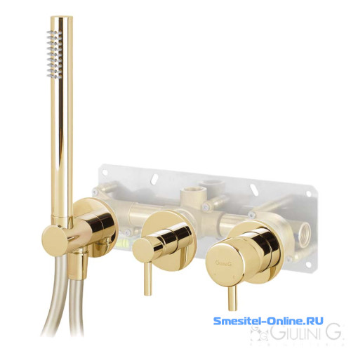 Фото Смеситель для ванны и душа Giulini My Future 59X5302EPO золото