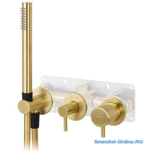 Фото Смеситель для ванны и душа Giulini My Future 59X5302EPOSP золото брашированный