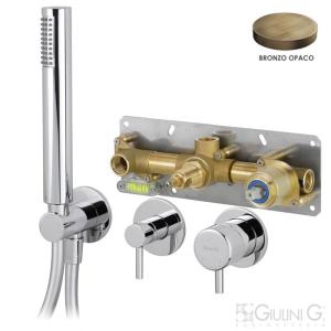 Смеситель для ванны и душа Giulini My Future 59X5301 бронза матовый Смеситель для ванны и душа Giulini My Future 59X5301 бронза матовый