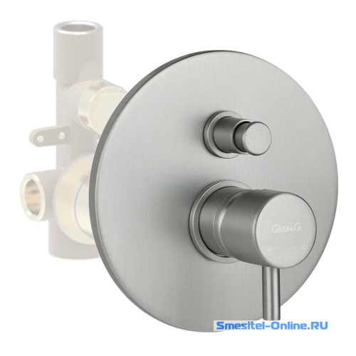 Фото Смеситель для ванны и душа Giulini My Future F5963EPNKO никель матовый