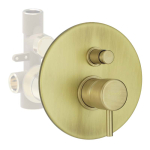 Смеситель для ванны и душа Giulini My Future F5963EPBROP бронза матовый