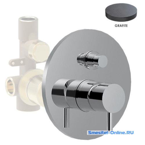 Фото Смеситель для ванны и душа Giulini My Future F5963EPGF графит матовый