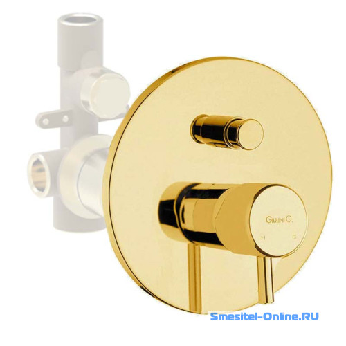 Фото Смеситель для ванны и душа Giulini My Future F5963EPO золото