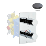 Смеситель для ванны и душа Giulini F8277EPGF графит матовый