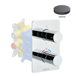 Смеситель для ванны и душа Giulini F8277EPGF графит матовый