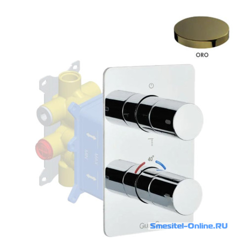 Фото Смеситель для ванны и душа Giulini F8277EPO золото