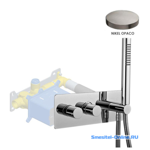 Фото Смеситель для ванны и душа Giulini Termostatico F8278EPNKO никель матовый