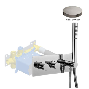 Смеситель для ванны и душа Giulini Termostatico F8279EPNKO никель матовый