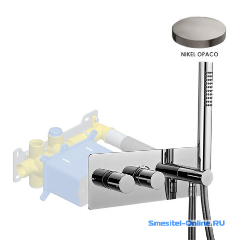 Фото Смеситель для ванны и душа Giulini Termostatico F8279EPNKO никель матовый