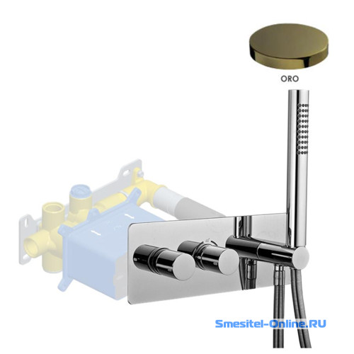 Фото Смеситель для ванны и душа Giulini Termostatico F8279EPO золото